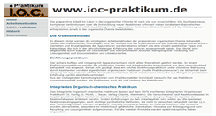 Desktop Screenshot of ioc-praktikum.de