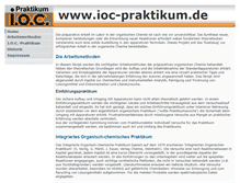 Tablet Screenshot of ioc-praktikum.de